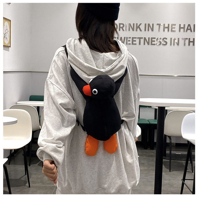 Cute Pingu Penguin Backpack • Aesthetic Clothes Shop