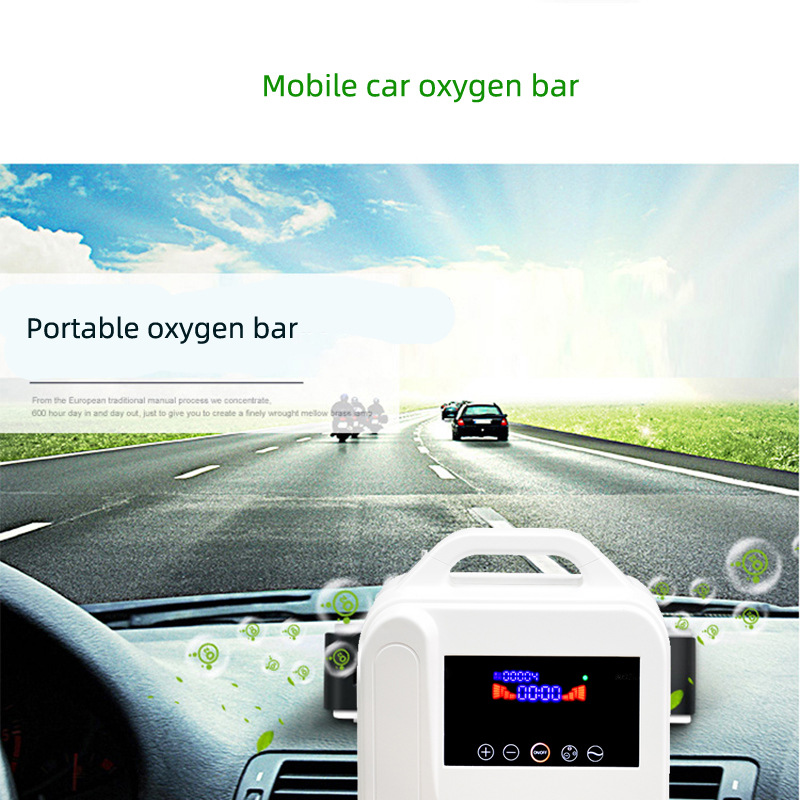 Oxygen booster car air purifier oxygen generator car negative ion aromatherapy humidifier spray mini oxygen bar