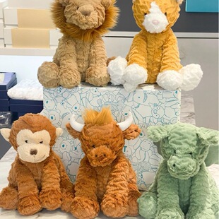 jellycat������Ʒ���˾�ëϵ�иߵ�ţ�{�Ӻ��Ӳ���ë�����ë����