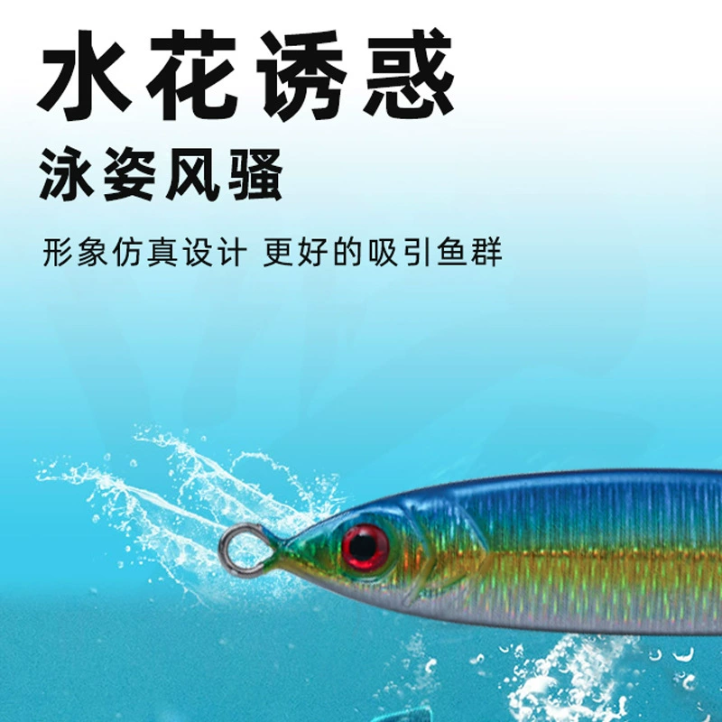 iron plate fishing lure (MJFishing) — японский стиль береговое заброс, slow-wobble, 20–80 г
