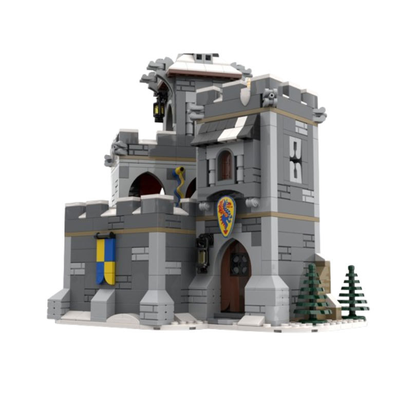 Set de blocs de construction château modèle scène de rue_voghion.com