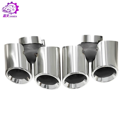 For 2011 - 2018 Car muffler - style-1-silver