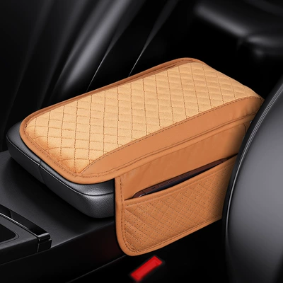 bag car sponge heightening – Armrest box pad - brown