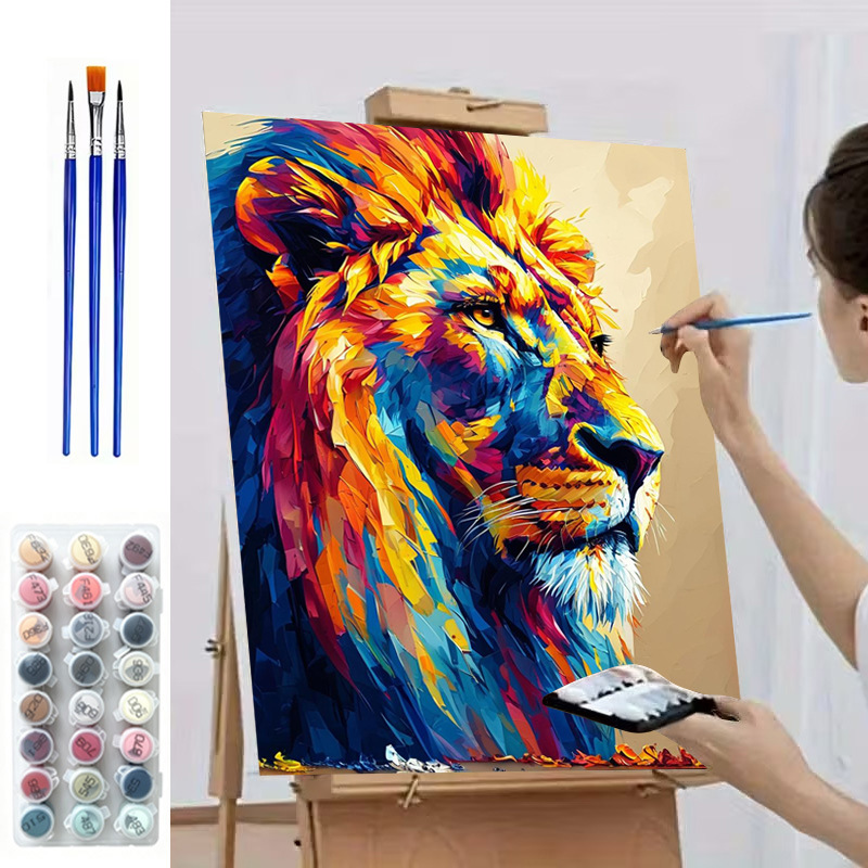 Ozon Miyazaki Jun pintura al óleo digital de verano DIY relleno manual de color curación con combinación de marcos interiores decoración de Sala de estar estilo INSI image 10