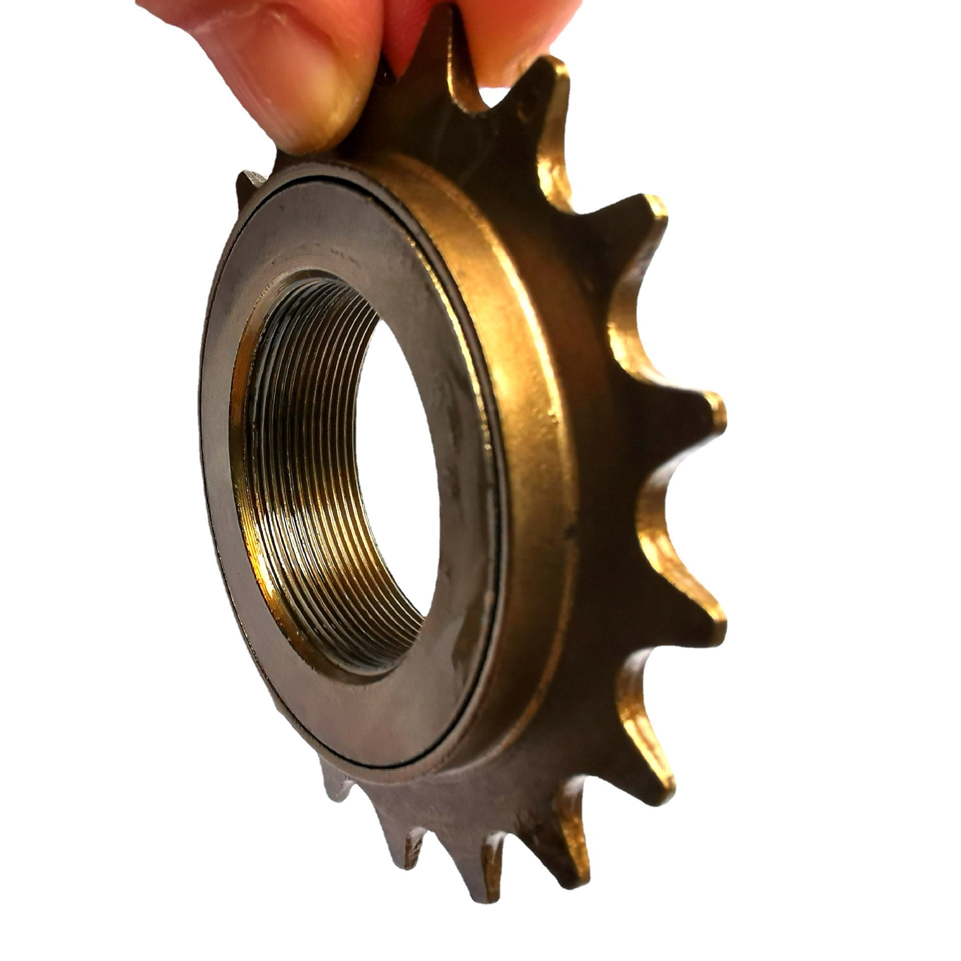 18 T diamante volante bicicleta 18 dientes volante de una sola velocidad coche eléctrico volante Carro de bebé coche de velocidad muerta volante