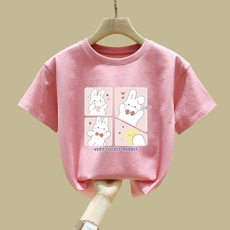 Летняя хлопчатобумажная футболка с коротким рукавом, летняя одежда для отдыха мальчиков