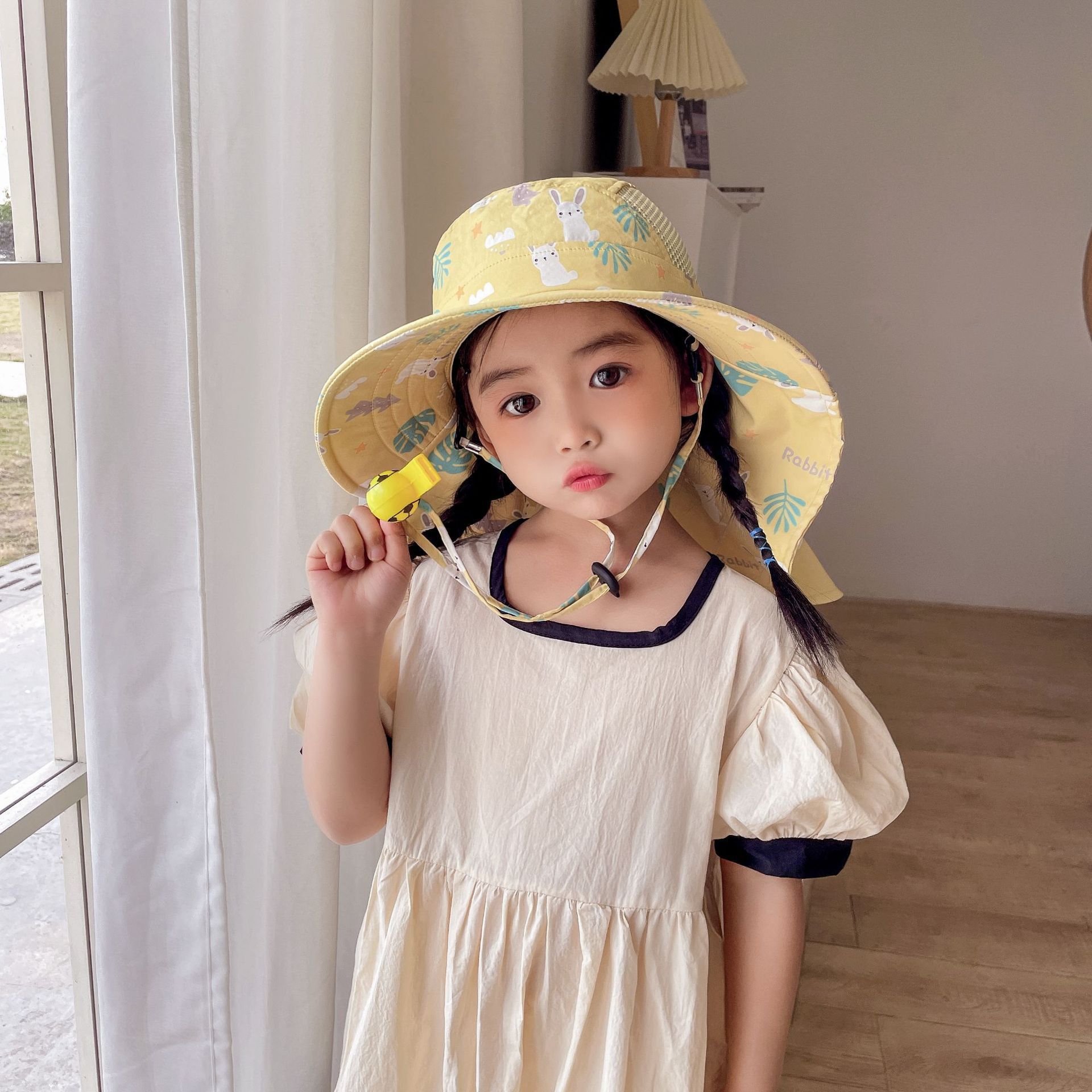 Printing Design Children Unisex Cute Sweet Printing Printing Bucket Hat
