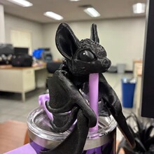 �羳��Ʒ Spooky-Cute Bat Staw Topper �ɐ۵������������b�
