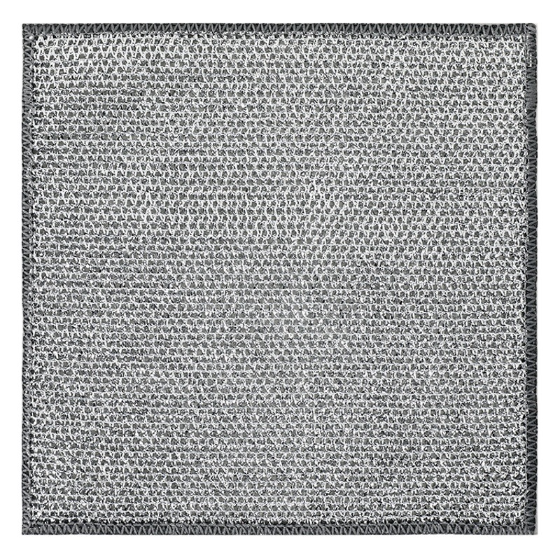 Alambre de plata, paño para lavar platos, cepillo de alambre de acero doméstico, olla de cepillo, toalla de tazón, limpieza de manchas de aceite, paño de malla, paño de alambre de acero, stock al por mayor