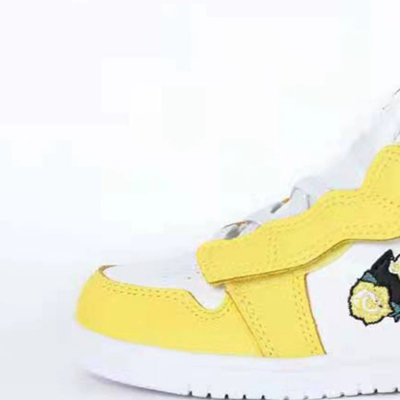 Air Jordan 1, детские кроссовки на липучке для мальчиков, спортивная обувь для отдыха