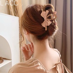 韓国東大門蝶結びヘアクリップ蝶型ヘアピン韓国風