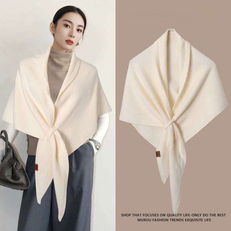Spring summer universal scarf, keep warm colored cloak, with neck protection