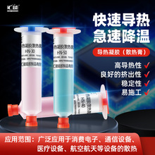 工厂直供高导热硅凝胶 单组份导热硅脂 手机CPU散热硅胶脂导热膏