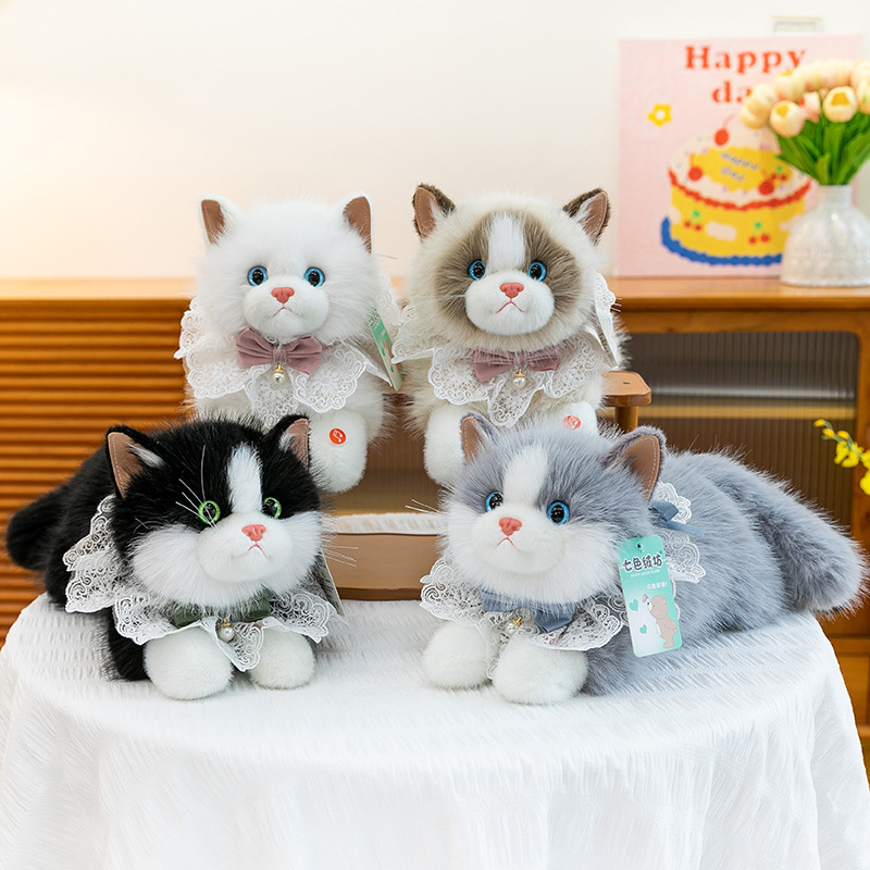 Genuine realistic scarf made from real hair