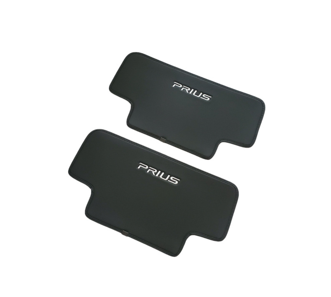Car rear seat anti-kick pad, seat back protective pad with car logo, interior anti-dirt and wear-resistant protective pad