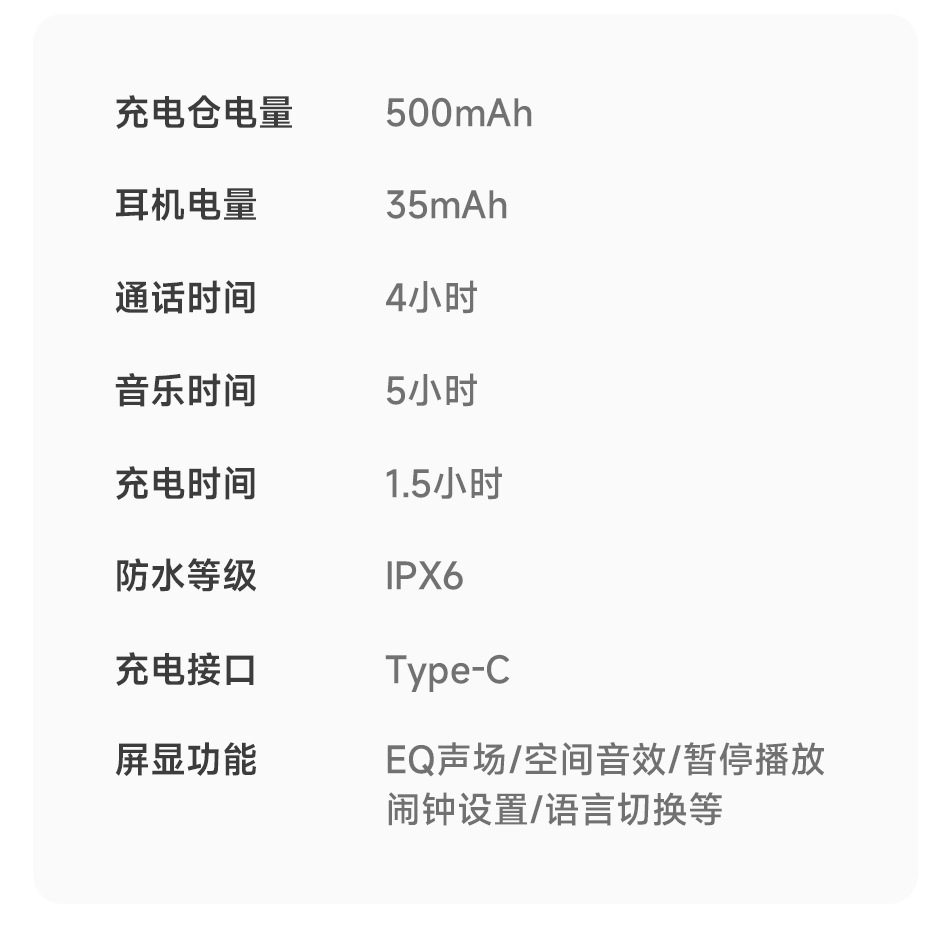 Yongwei AI Smart Translation Bluetooth Earbuds 2026 New Model Call Noise Reduction Multi-function Touch Color Screen Wireless Earphones