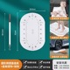 Ordinary model [round squat toilet cover + cover hook + hook] anti-slip design