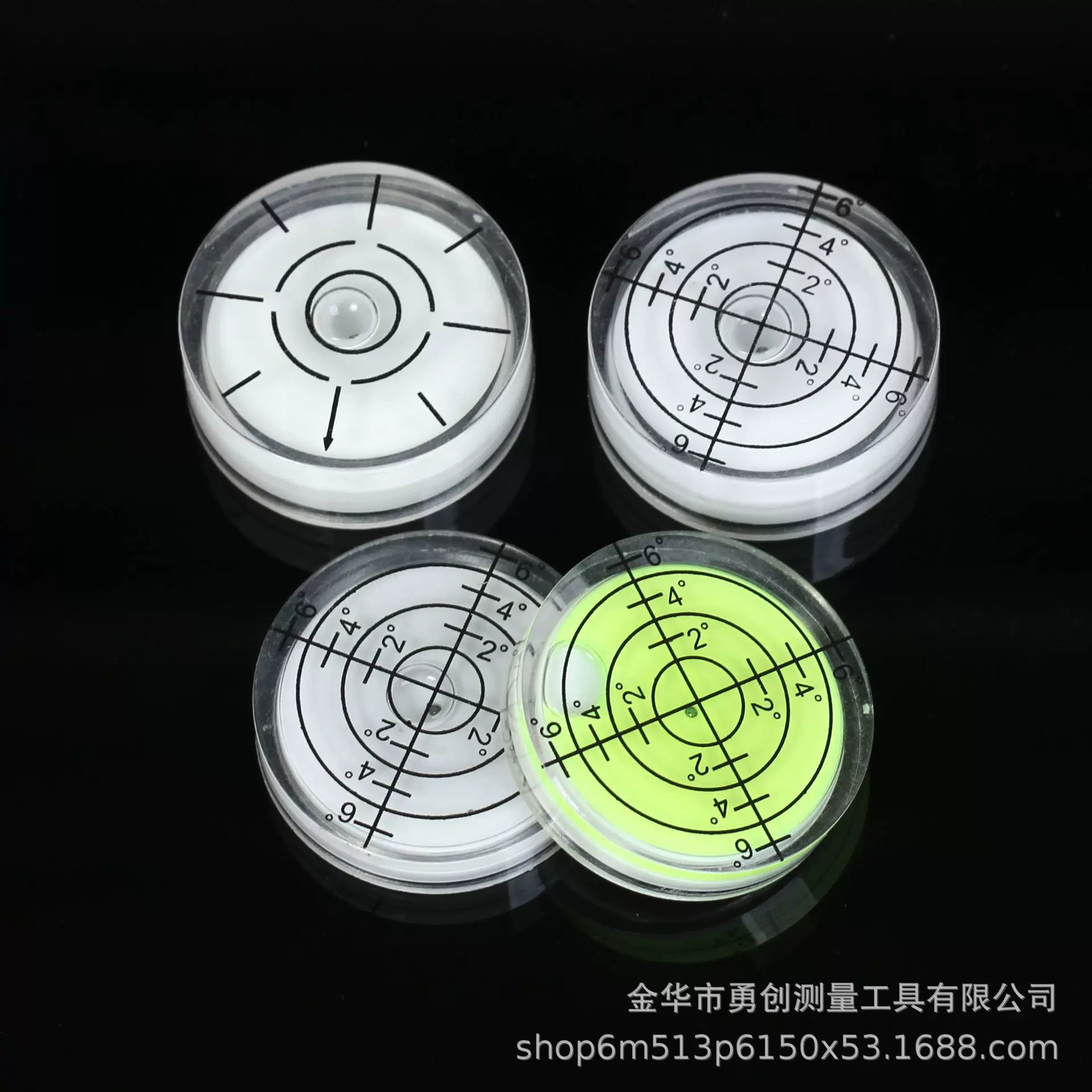 万向水平泡水平仪 水平珠 水平泡 水准泡 绿色水泡 配件水泡