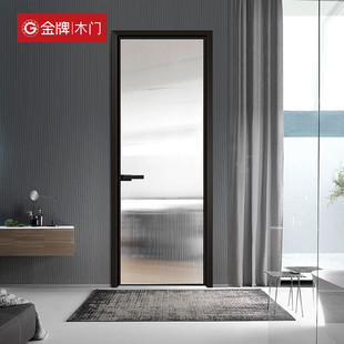 ♤ Wooden Door Bathroom Door Toilet Door Interior Door Bedroom Door Glass Door Partition Door Aluminum Alloy Door Bathroom