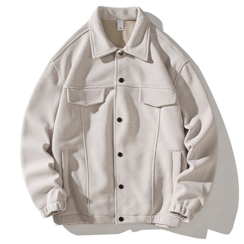 【Leopard Degree】Japanese Trend Brand Jacket Men's Spring Year Texture Casual Outerwear Jacket Outerwear