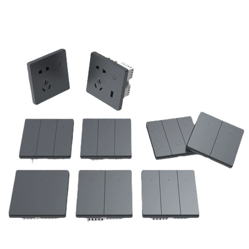 TUYA graffiti smart ZigBee switch zero fire panel Guangzhou source manufacturer DOM wireless remote app voice