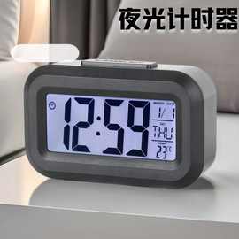 多功能计时器学生闹钟新款电子钟智能桌面多功能时钟学生宿舍闹铃