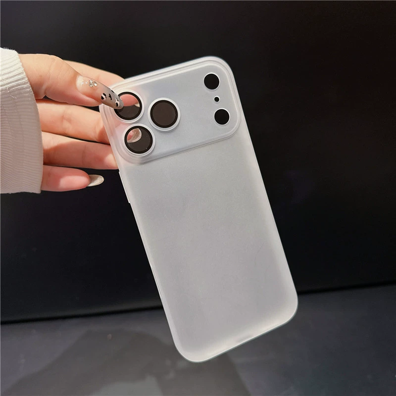 Apple, iPhone17, ultra thin matte transparent phone case, iPhone16, lens, compatible protective case, 17promax