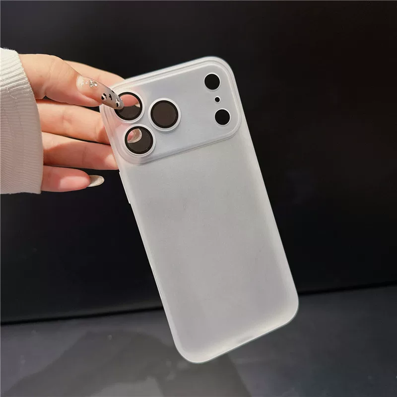 Apple, iPhone17, ultra thin matte transparent phone case, iPhone16, lens, compatible protective case, 17promax