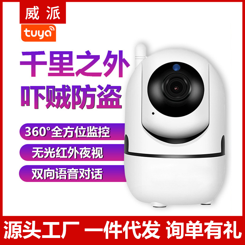 Graffiti wifi Smart cameras LED Infrared night vision+Two-way voice 360 high definition panorama camera