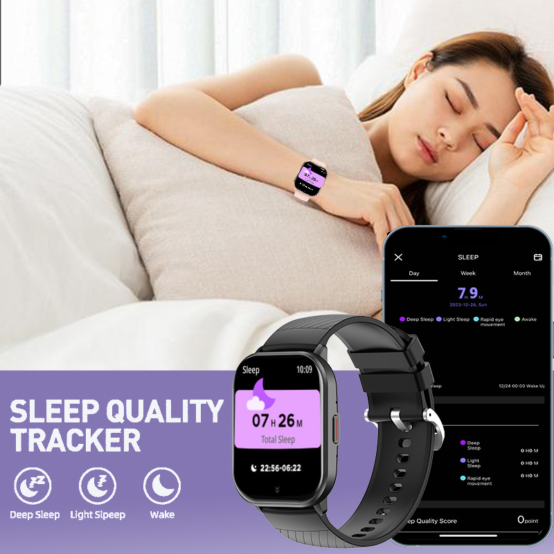 Cross-border private model ZL99 smart watch 2.01 large screen blood pressure and heart rate smart watch running and exercise watch