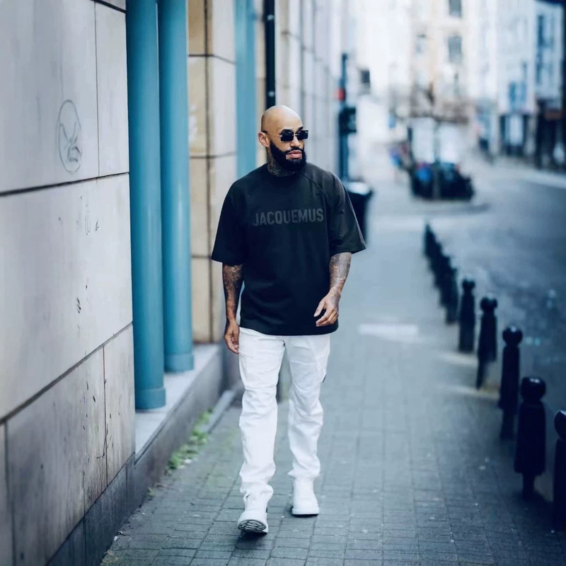Cross-Border Jacquemus France 2026 Basic Simple Le Typo Letter Chest Logo Printed Short-Sleeved T-Shirt Cross-Border Jacquemus France 2026 Basic Simple Le Typo Letter Chest Logo Printed Short-Sleeved T-Shirt