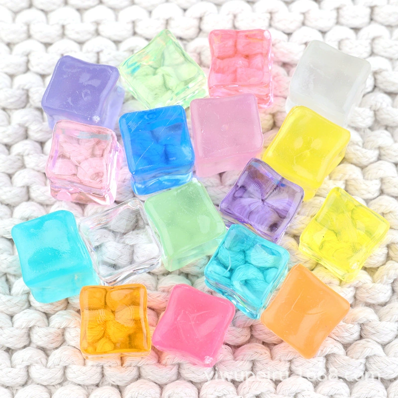 Acrylic transparent ice cubes, square night light, accessory, accessories, DIY