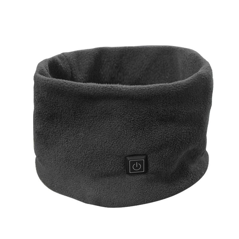 Winter smart charging heating scarf men and women USB plus electric heating warm neck cover outdoor cycling cold proof neck cover_voghion.com