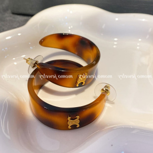 Amber small earrings
