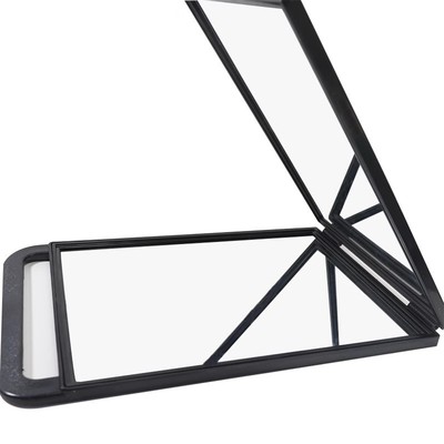 双面镜大号美发后视镜理发店 折叠手拿专用镜子化妆盘发后背镜