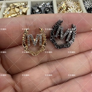 2025 Fashion Simple Brooch Wheat Ear Small Collar Pin Clothing Women's Accessories Men's Style Shirt Collar Button Anti-Exposure Cuffs