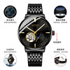 Ultra thin mechanical mechanical watch, waterproof solid men's watch, watch strap stainless steel, fully automatic, internet celebrity