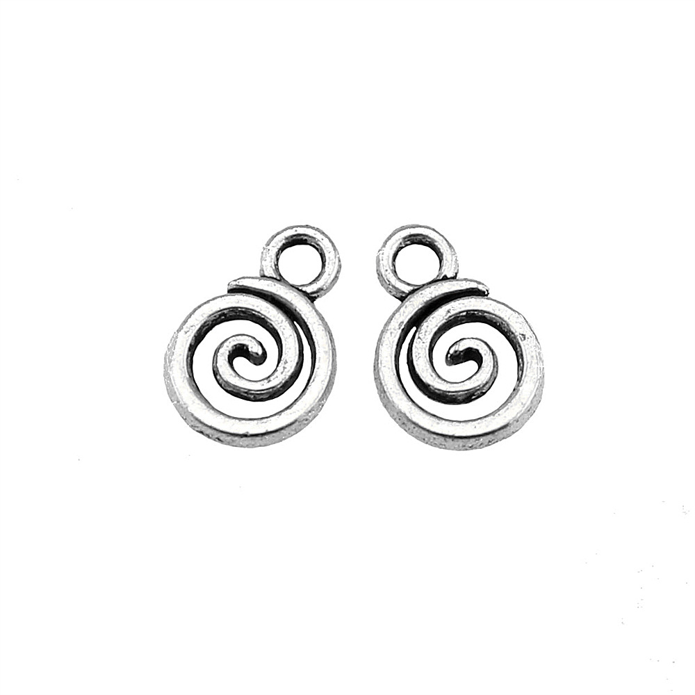 1 Piece Retro Spiral Alloy Plating Pendant Jewelry Accessories display picture 3