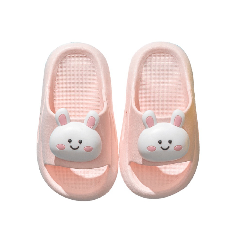 Sandalias de baño de fondo suave para niños Princesa bebé padre-hijo de dibujos animados Verano zapatos antideslizantes de fondo suave sandalias de conejo de oso