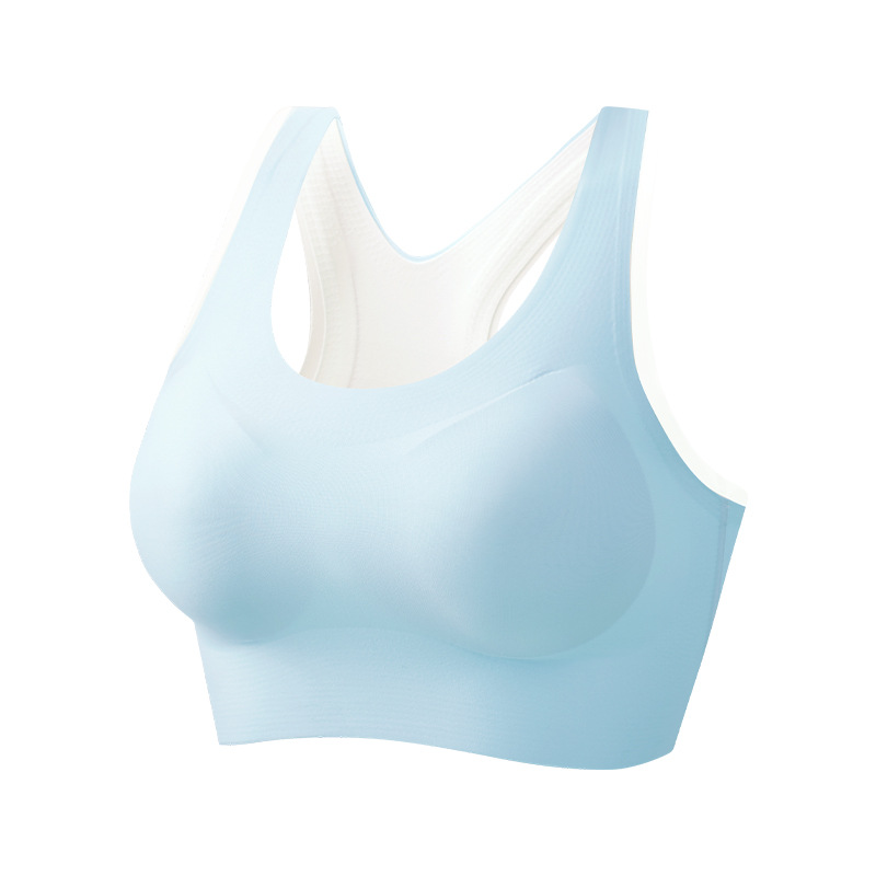 Hermoso sujetador de yoga con espalda, posavasos fijos, ropa interior deportiva integrada a prueba de golpes, chaleco ajustable para correr y fitness