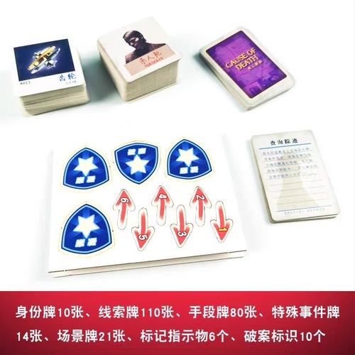 Crime Scene Board Game Genuine Star Complete Set of Detective Strategy Reasoning 1+2+ New Expansion There is Only One Truth