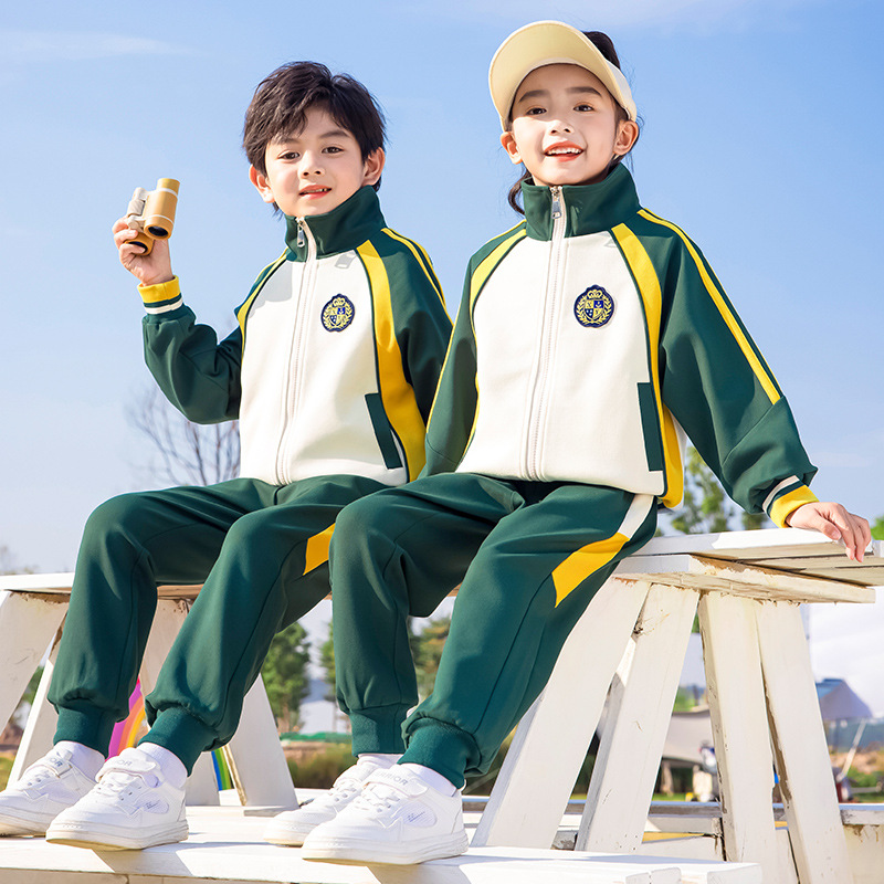 小學生校服套裝英倫風兒童班服四件套春秋裝幼兒園園服夏季拍照服