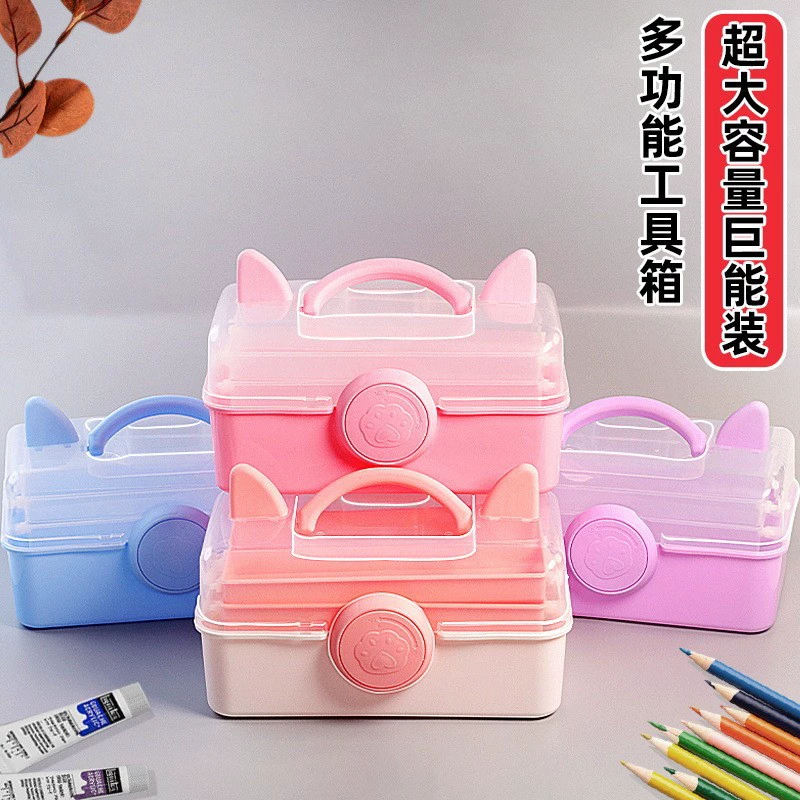 Гукка трехслойная коробка для хранения большой емкости складная коробка для огненной краски