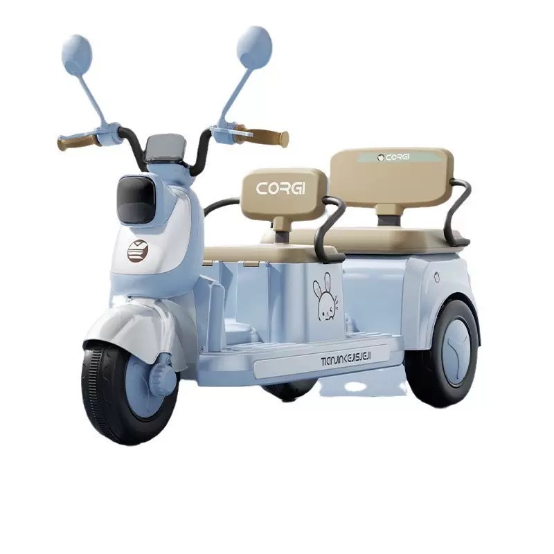 Fabricantes al por mayor de nuevos niños motocicleta eléctrica recargable triciclo para padres e hijos bicicletas de juguetes eléctricos para bebés