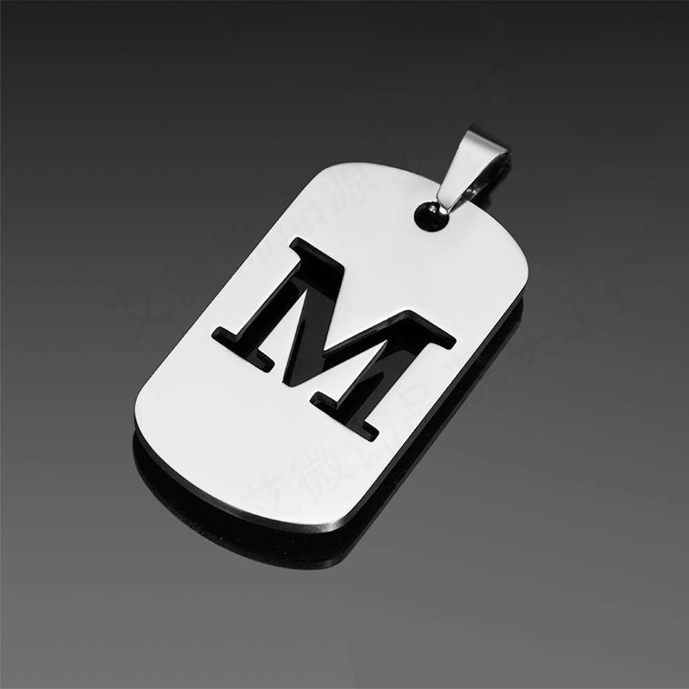 단독 펜던트 주문 시, 비고란에 원하시는 이니셜을 기재해주세요.