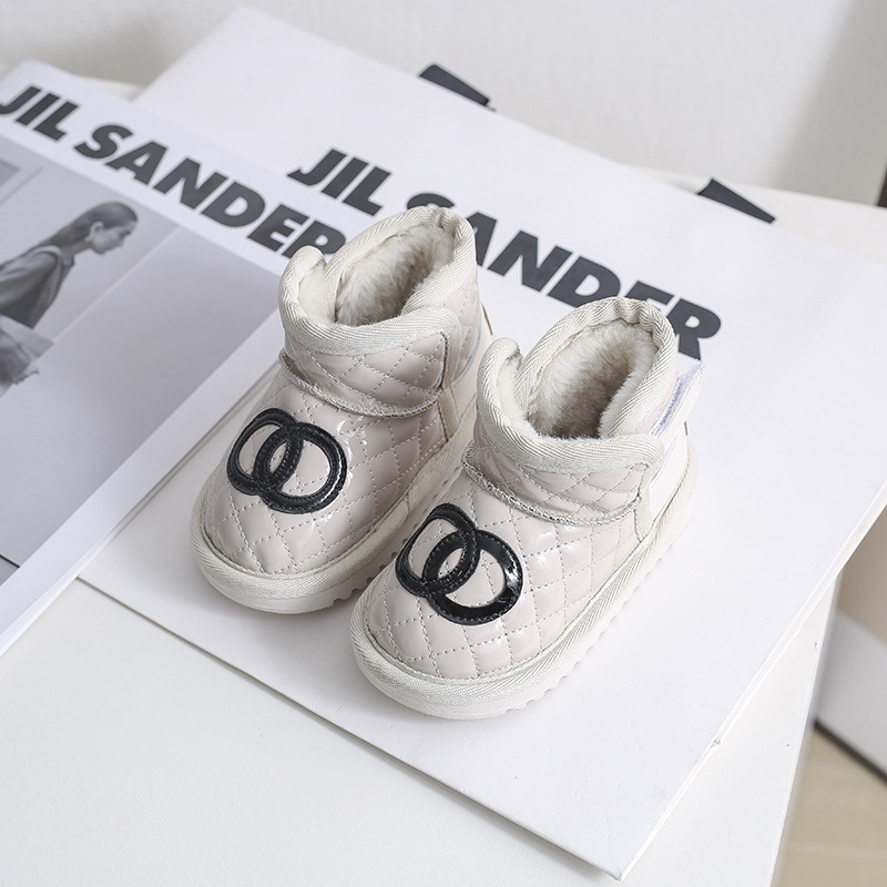 Mädchen-Schneestiefel, Kinder-Baby-Wanderschuhe, Plüsch und dicke Isolierung, Baumwollschuhe, Baumwollstiefel, Kinder- und_voghion.com