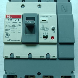 Brand new original LS Power generation shutdown molded case leakage circuit breaker EBS104b 4P50A