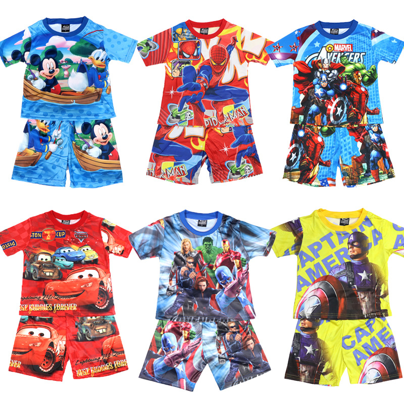 Boy's suit summer short-sleeved 2021 new...