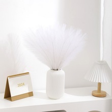 45cm潘帕斯草跨境亚马逊爆款DIY人造蒲苇仿真芦苇婚庆装饰批发