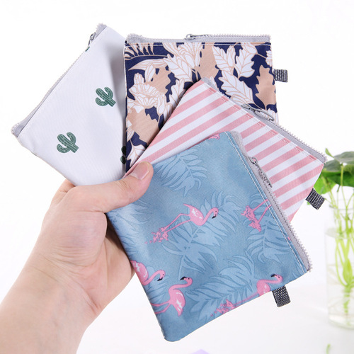 New Product Zipper Sanitary Pouch, Sanitary Pad Pouch, Menstrual Pad Small Storage Bag, Menstrual Cup Organizer, Dustproof Storage Bag
